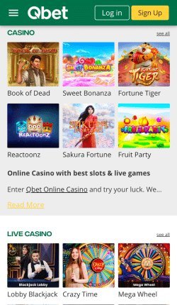 Explore qbet casino uk login
